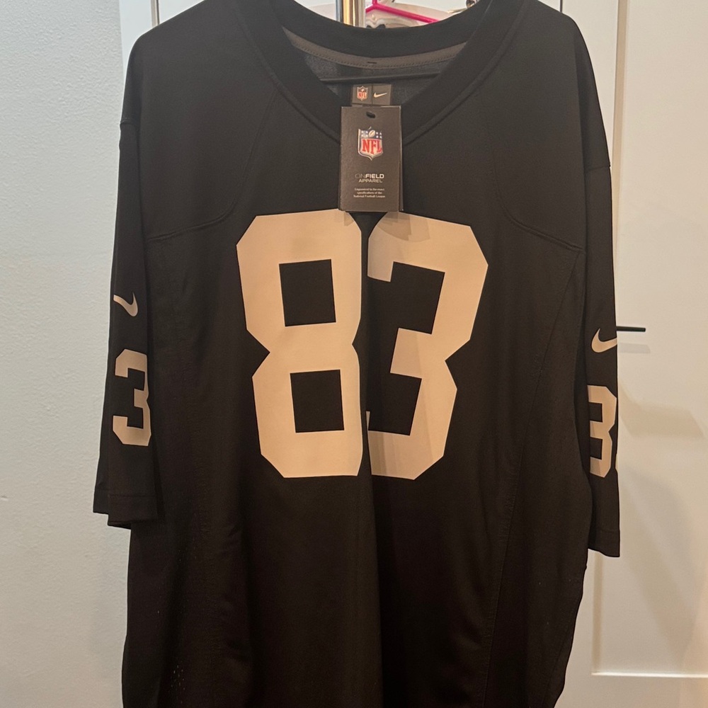 Nike Black and White Jersey with Number 83
